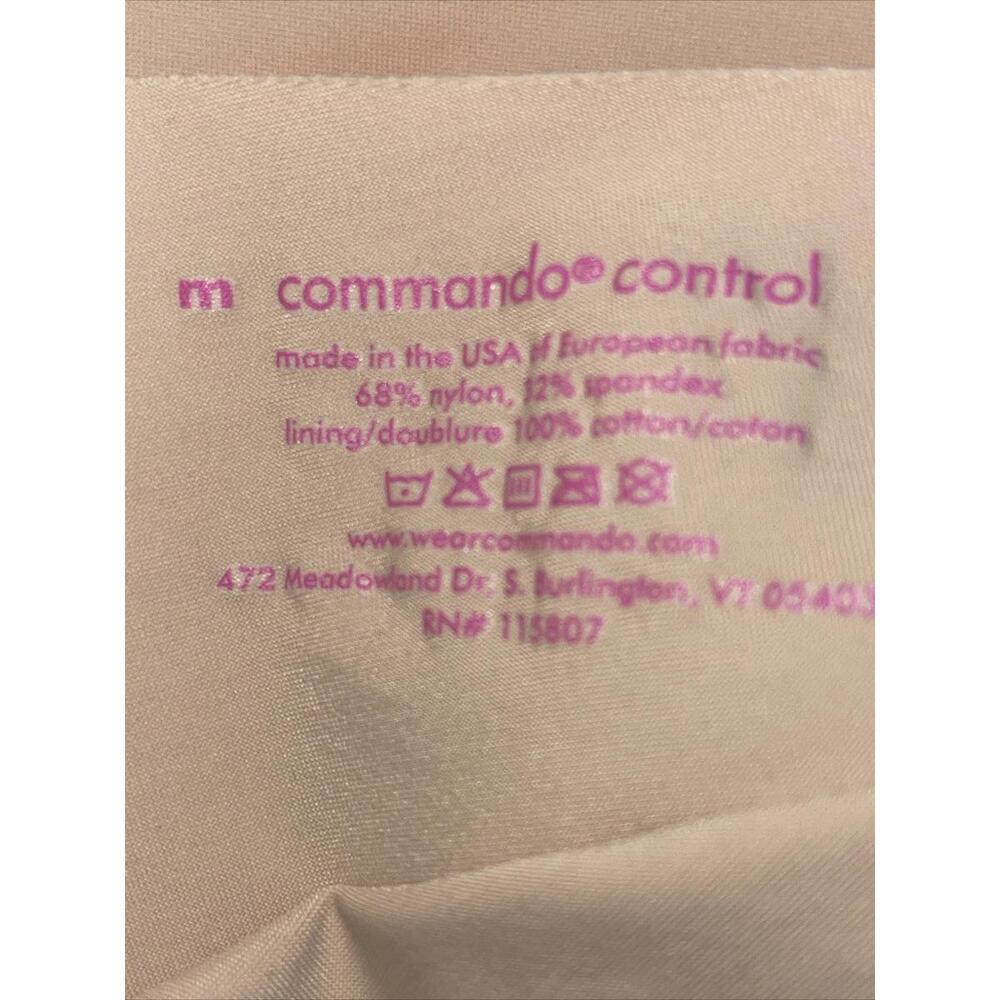 COMMANDO CONTROL THONG SEAMLESS HIGH WAISTED PANTY NUDE SIZE M NEW - Picture 5 of 5